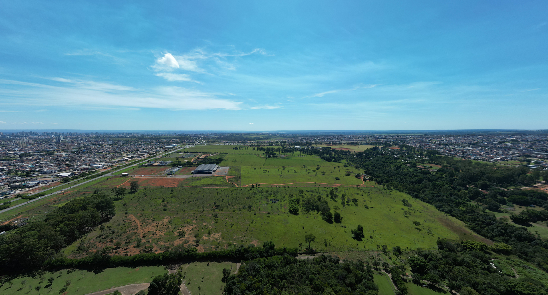 Vista aérea Reserva do Parque